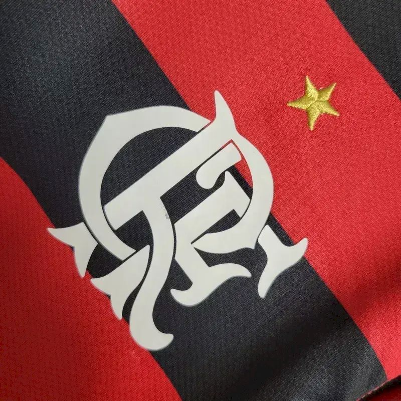 Camisa retrô manga longa Flamengo 2009 Home
