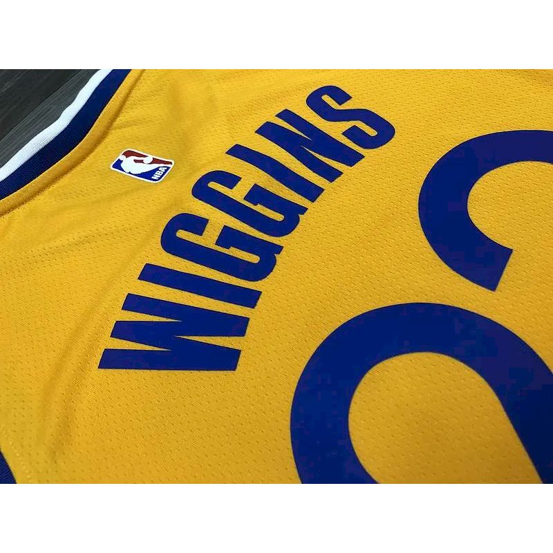Andrew Wiggins Men’s Yellow Player Version Jersey – Statement Edition