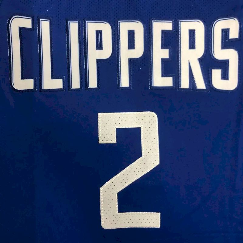 Camisa azul masculina Kawhi Leonard Team – Edição autêntica