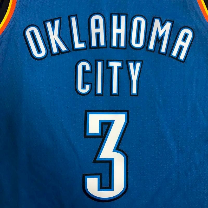 Camisa masculina Chris Paul Swingman azul – Edição Icon
