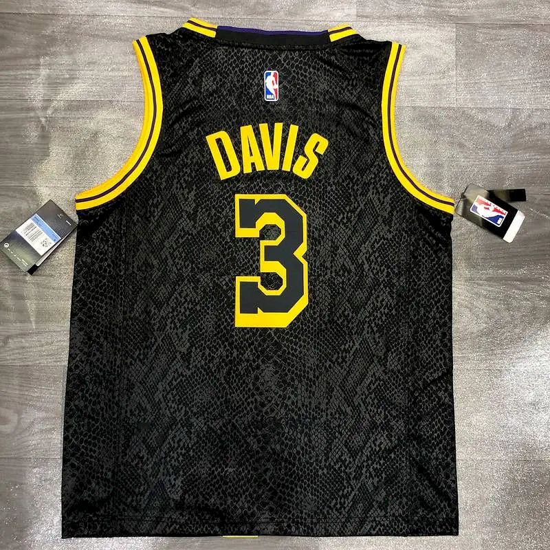 Camisa Anthony Davis Black Mamba versão masculina de jogador