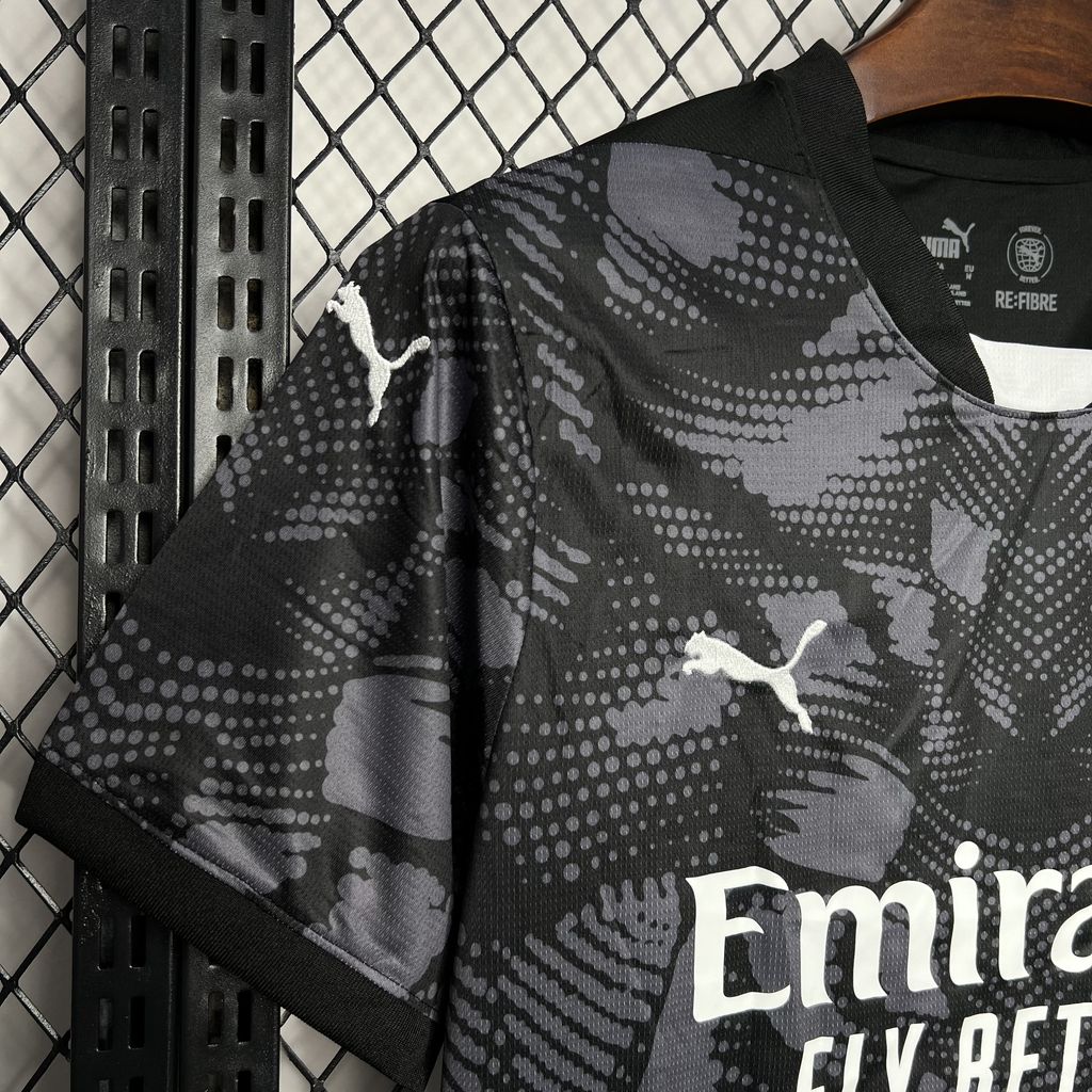 Ac Milan 2024/25 Goalkeeper Jersey Black