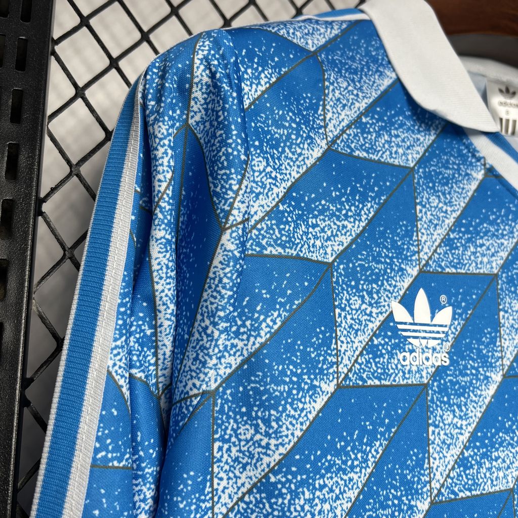 DDR 1988 Away Long Sleeve Retro Jersey