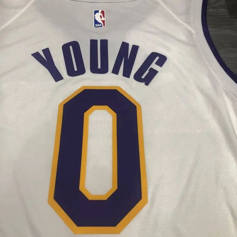 Nick Young Men’s White Player Version Jersey – Retro Classic Edition