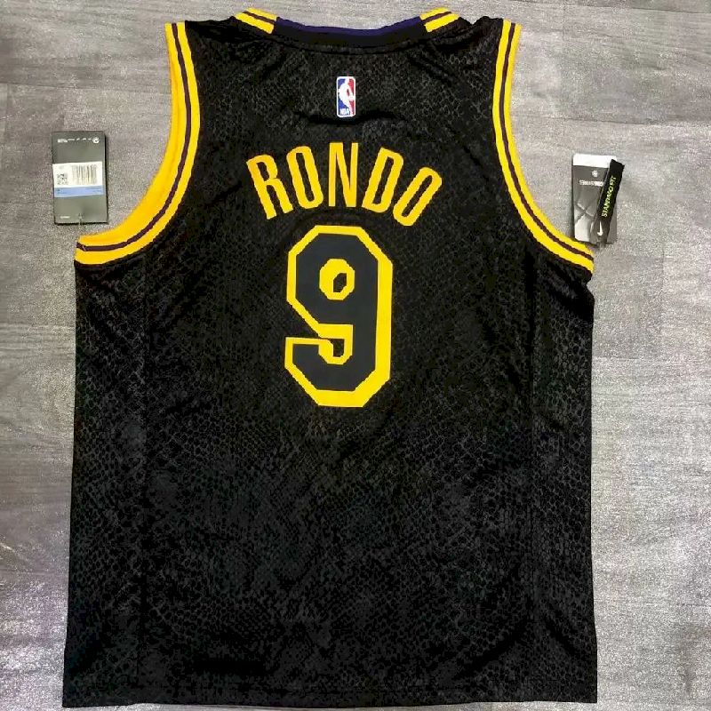 Rajon Rondo Black Mamba Men’s Player Version Jersey