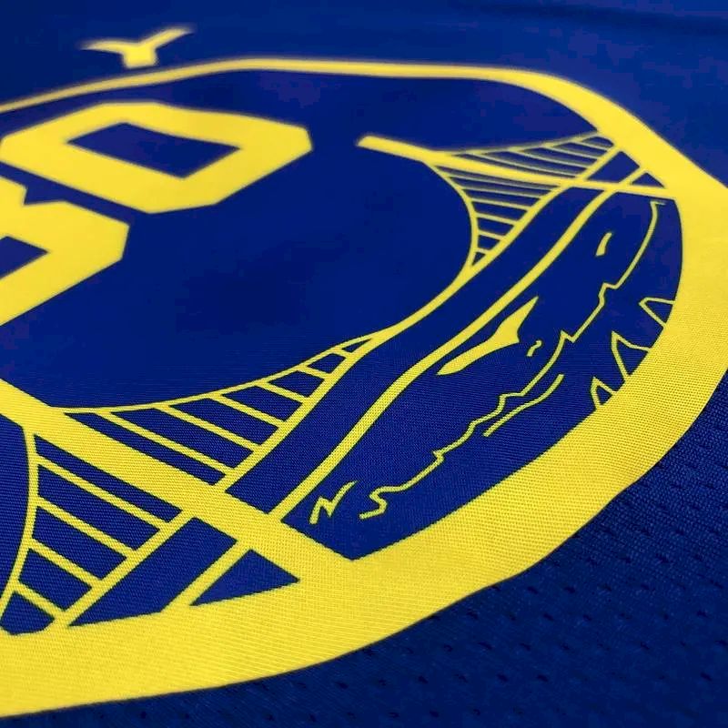 Stephen Curry Men’s Blue Player Version Jersey – Classic Edition