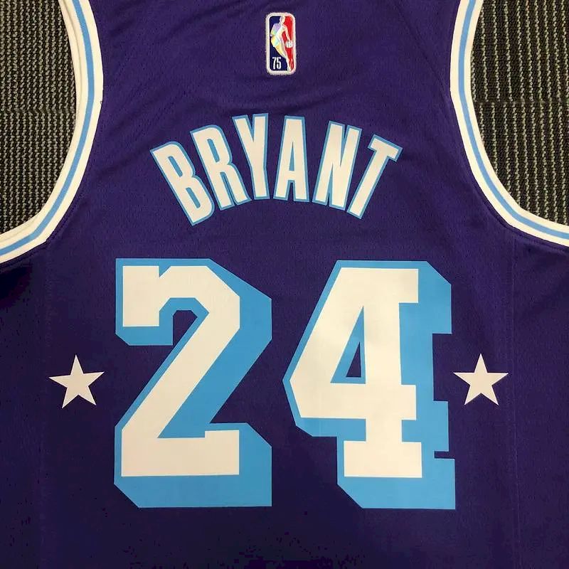 Men’s Kobe Bryant Purple Team Jersey – 75th Anniversary City Edition