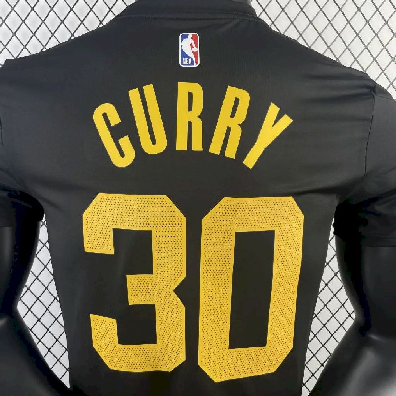 Camiseta preta masculina Stephen Curry Team