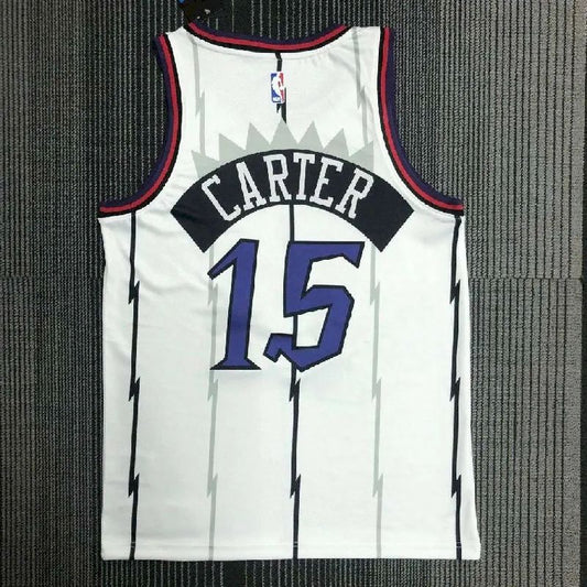 Camisa masculina Vince Carter branca retrô