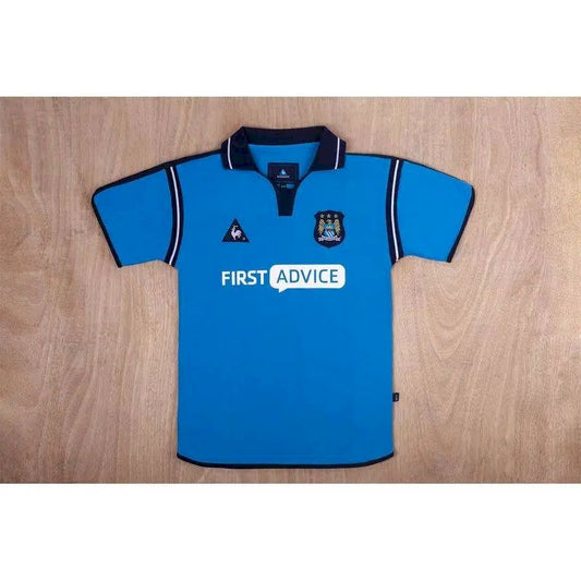 Camisa retrô titular do Manchester City 2002/03