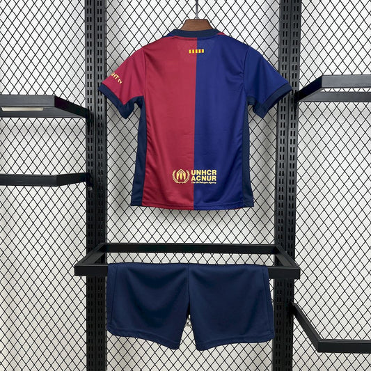 Barcelona 2024/25 Home Travis Scott Edition Kids Kit