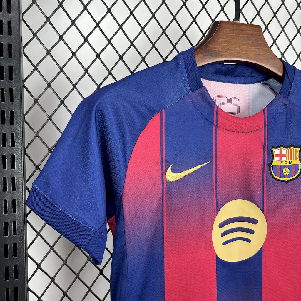 Barcelona 2025/26 Home Kids Kit