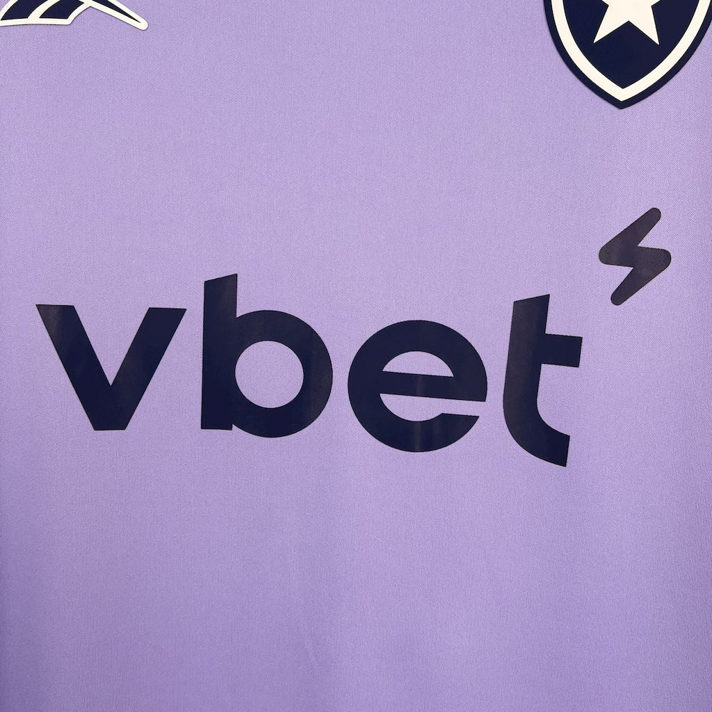 Camisa Botafogo 2025/26 - Treino Pré-jogo Roxa