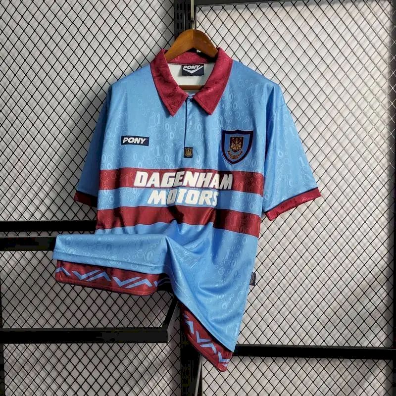 Camisa retrô reserva do West Ham United 1995/97