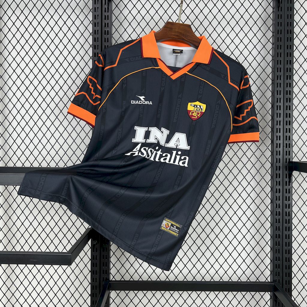 Camisa retrô reserva AS Roma 1999/00