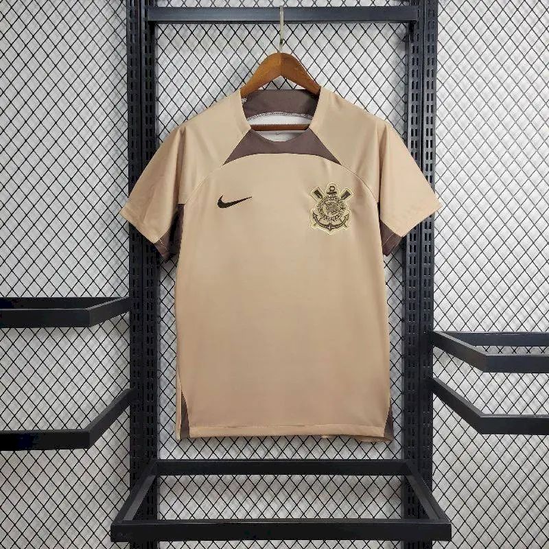Camisa de treino pré-jogo do Corinthians 2024/25