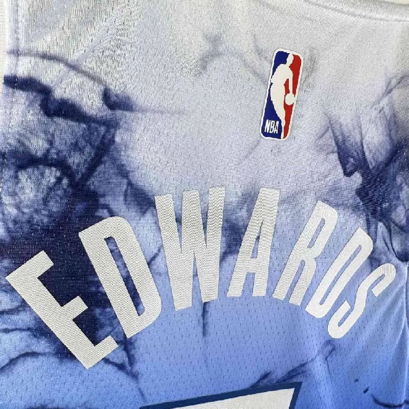 Camisa azul masculina Anthony Edwards 2024 – Edição City