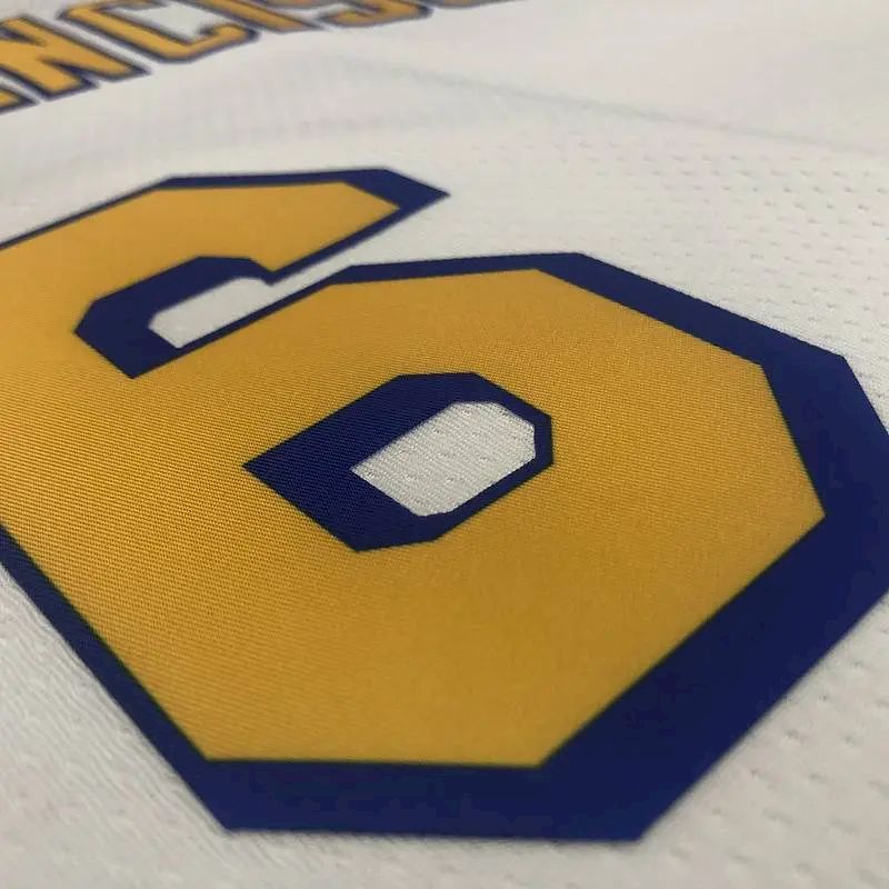 Camisa masculina Nick Young White Player Version – San Francisco Classic Edition