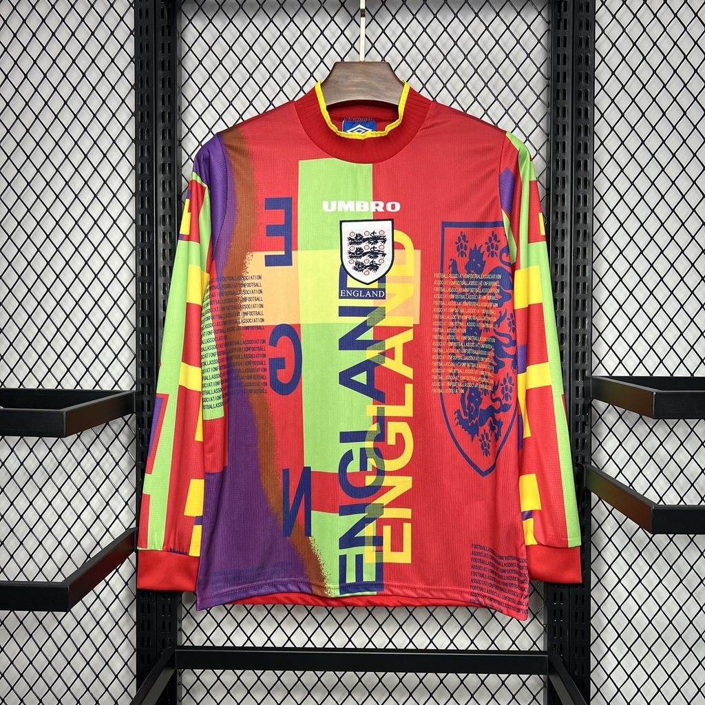 England 1995/96 goalkeeper Long Sleeves Retro Jersey