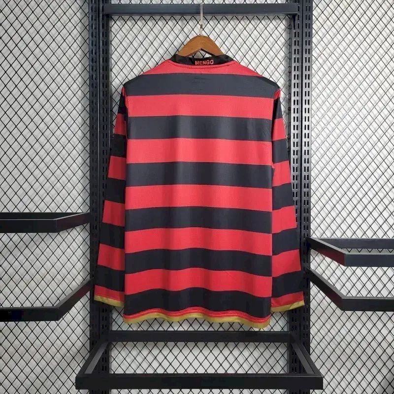 Camisa retrô manga longa Flamengo 2009 Home
