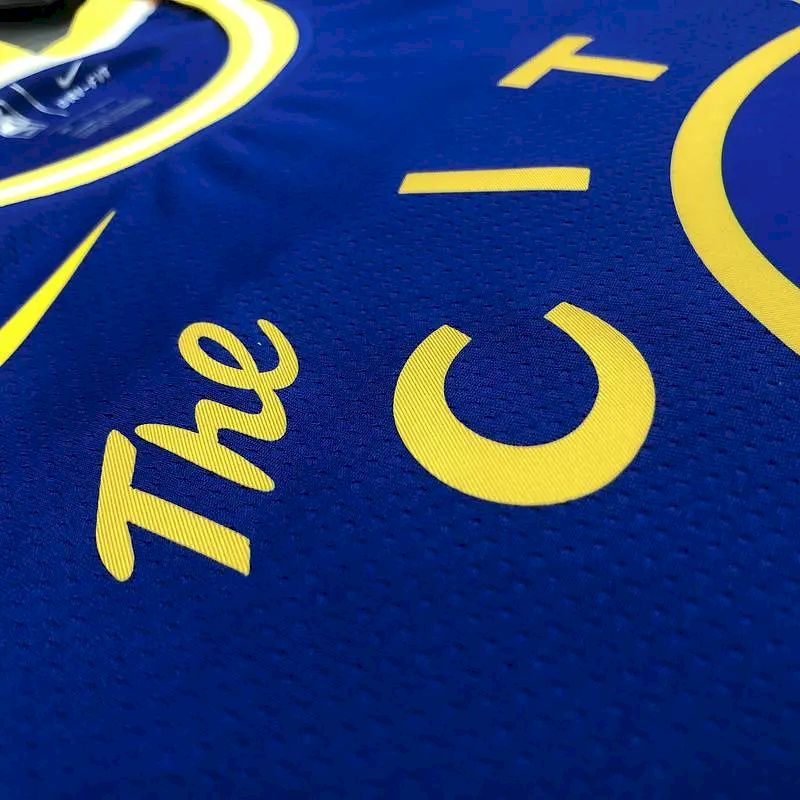 Camisa Klay Thompson Azul Masculina Versão Jogador – Edição Clássica