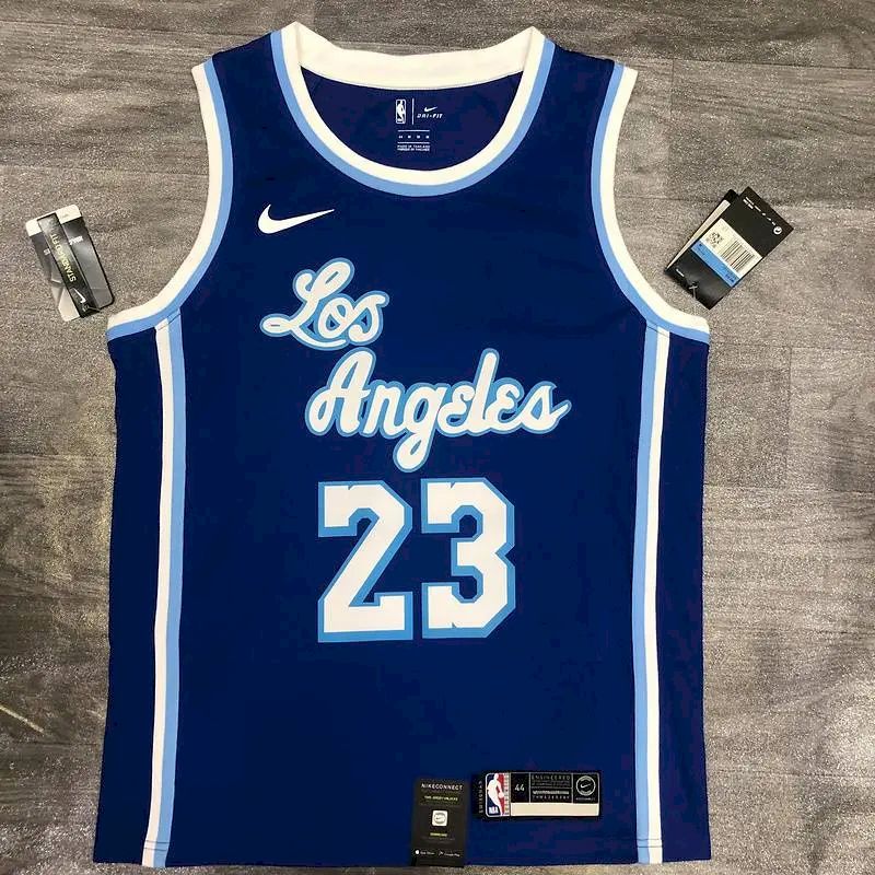 LeBron James Men’s Blue Player Version Jersey – Retro Classic Edition