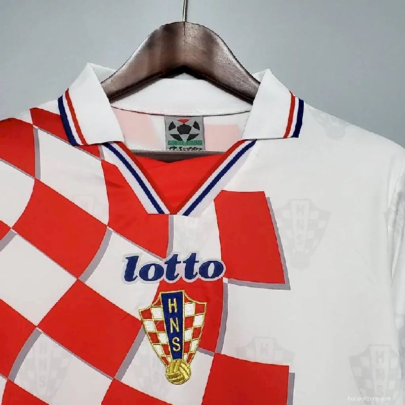 Camisa retrô da Croácia 1998