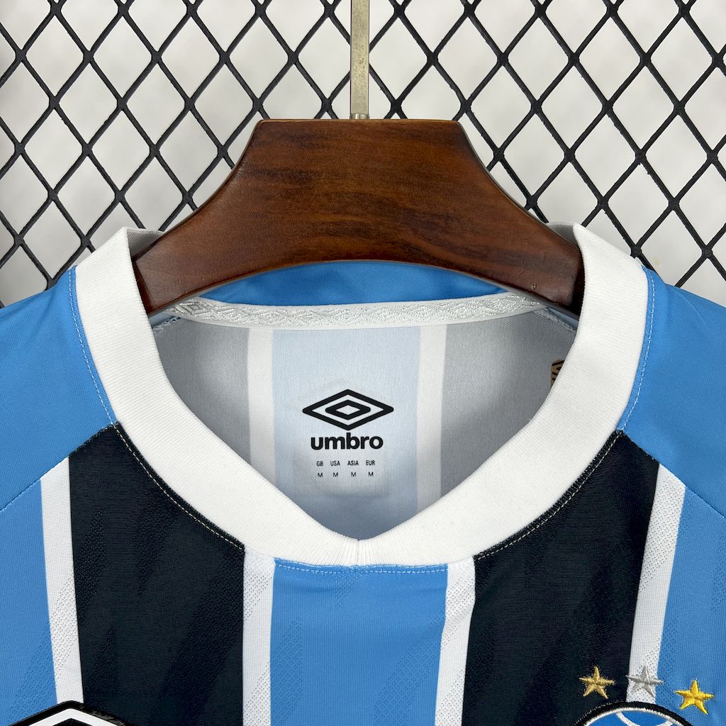 Men's Grêmio 2025/26 Home Long Sleeve Jersey