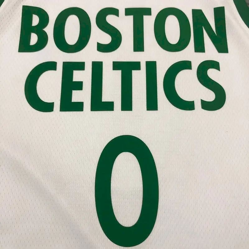 Men’s Jayson Tatum White 2020-21 Swingman Player Version Jersey – City Edition