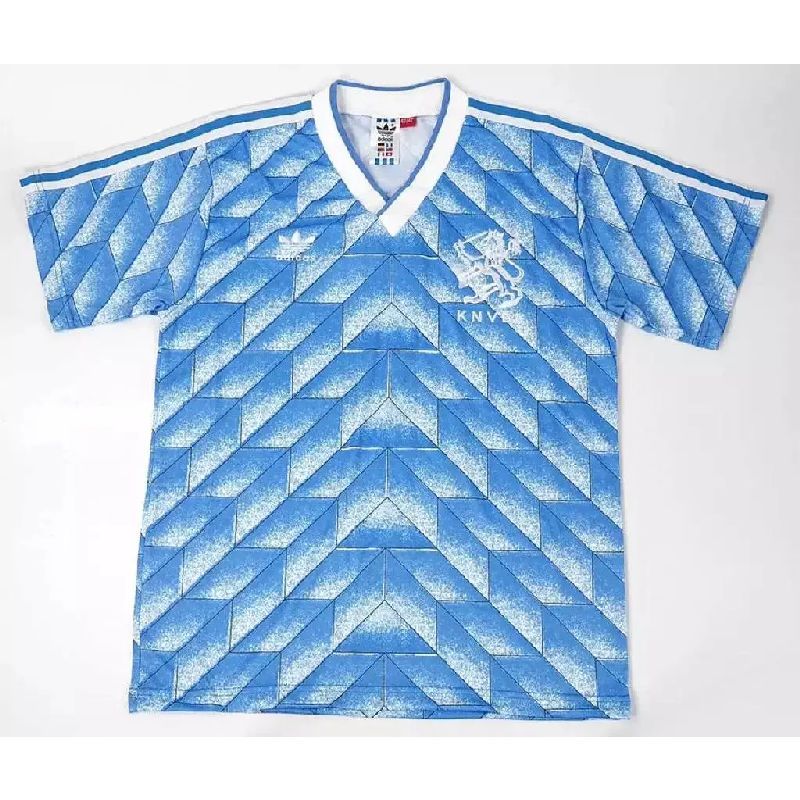 Camisa retrô reserva da Holanda de 1988