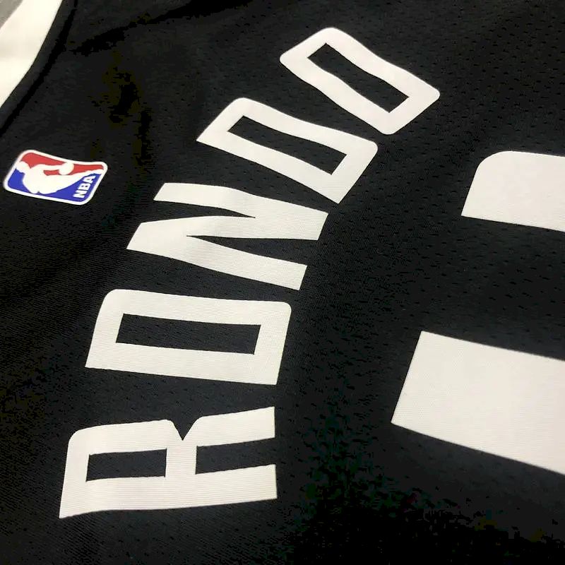 Men’s Rajon Rondo 2020-21 Black Swingman Player Version Jersey – City Edition