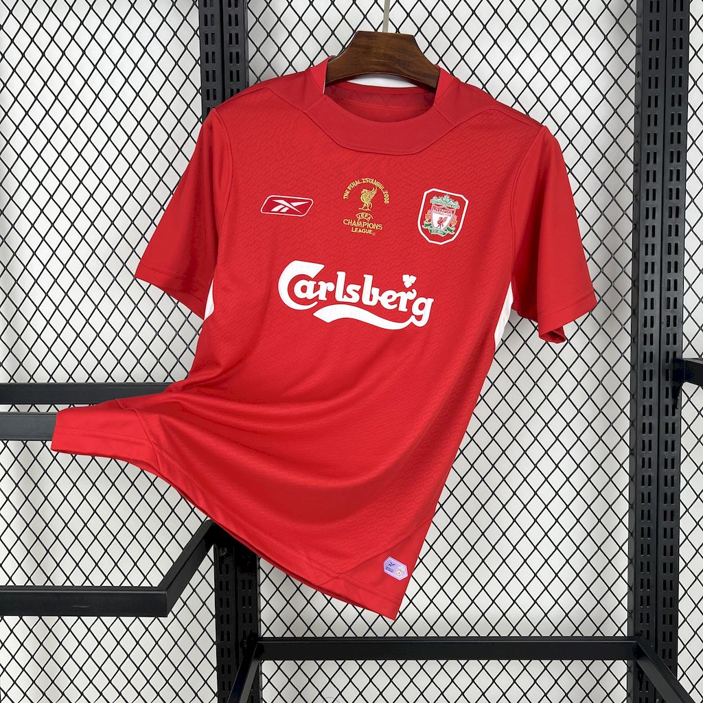 Camisa retrô do Liverpool 2005
