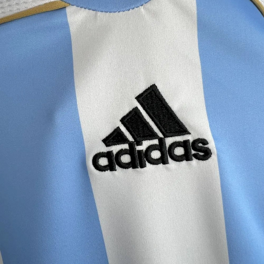 Argentina 2006/07 Home Long Sleeves Retro Jersey