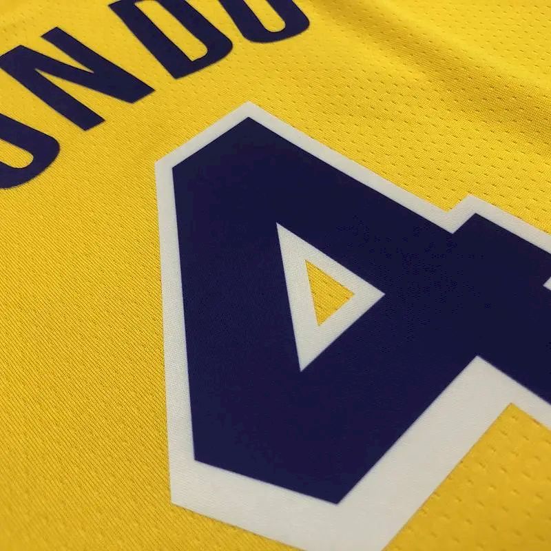 Men’s Rajon Rondo Yellow Team Jersey – 75th Anniversary Edition