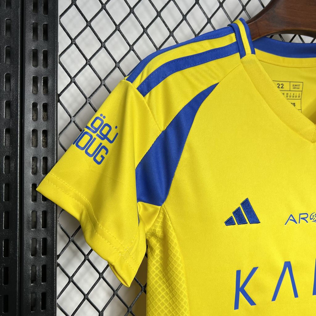 Al-Nassr FC 2024/25 Home Kids Kit