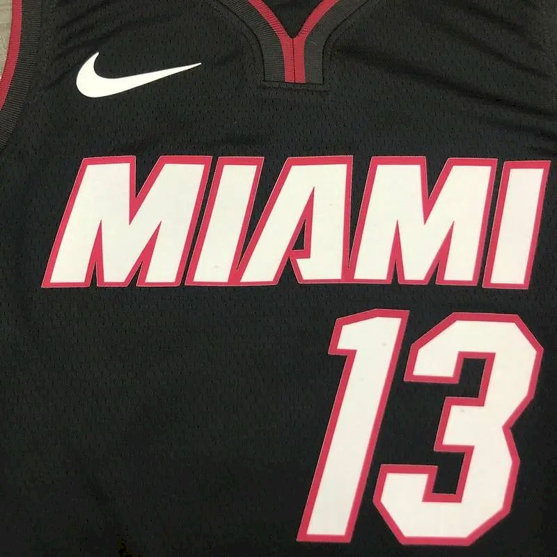 Camisa Masculina Bam Adebayo 2020-21 Preta Swingman Versão Jogador – Edição Ícone