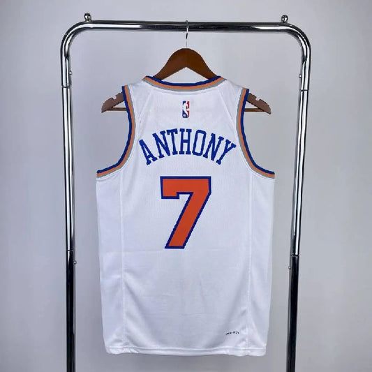 Camisa masculina Carmelo Anthony White Team