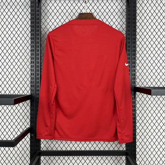 Atlético Madrid 2025/26 Pre-Match training Long Sleeves Jersey