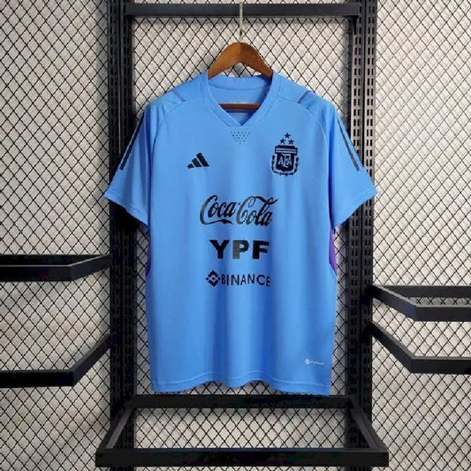 Camisa de treino pré-jogo da Argentina 2023/24