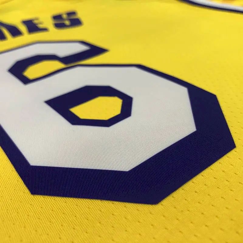 Men’s LeBron James 2020-21 Yellow Player Version Jersey – City Edition