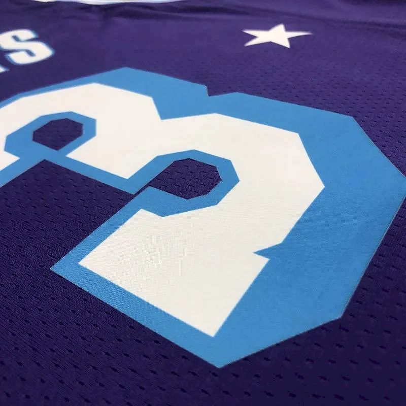 Camisa masculina roxa Anthony Davis Team – Edição City do 75º aniversário