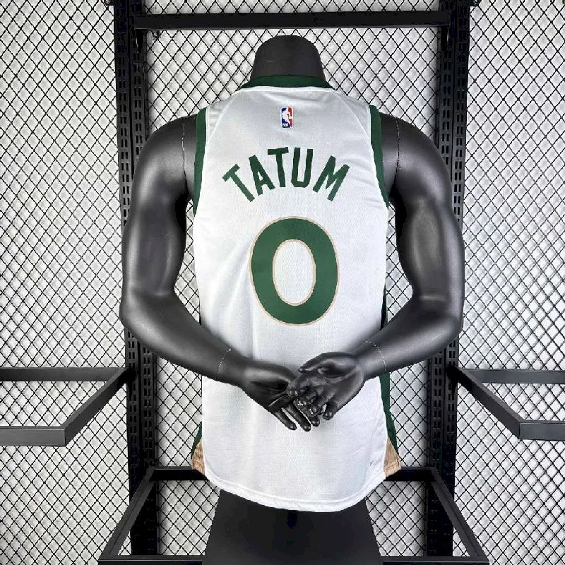 Camisa Jayson Tatum Branca Masculina 2024 – Edição Cidade