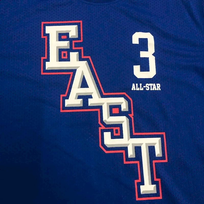 Allen Iverson Men’s Blue Player Jersey – Throwback Edition