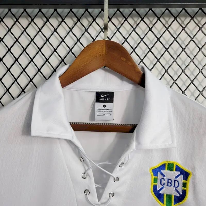 Camisa Brasil 2004 Edição Especial Branca Retrô