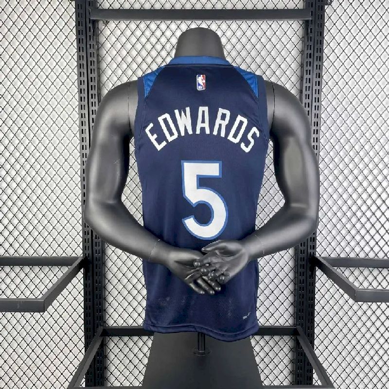 Camisa masculina Anthony Edwards da seleção visitante 2023