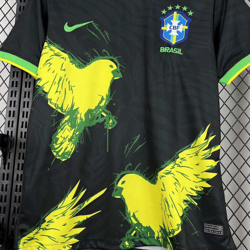 Brazil 2025/26 Dove Edition Black Jersey