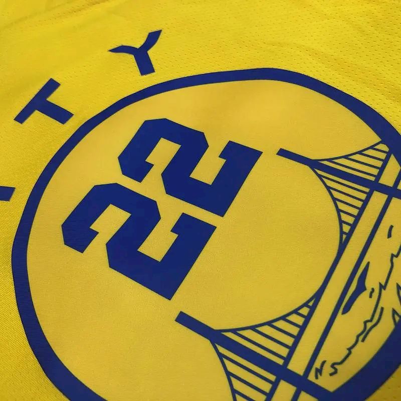 Andrew Wiggins Men’s Yellow Player Version Jersey – The City Classic Edition
