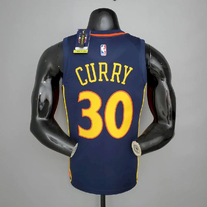 Camisa Stephen Curry Navy Player Version Masculina – Edição Clássica Retro