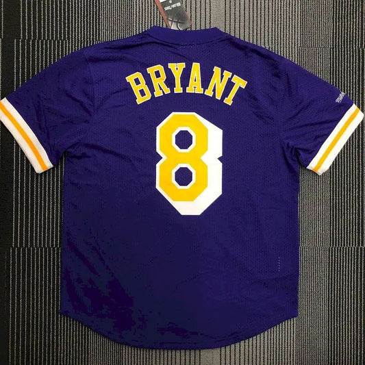 Camisa roxa masculina Kobe Bryant – Edição retrô