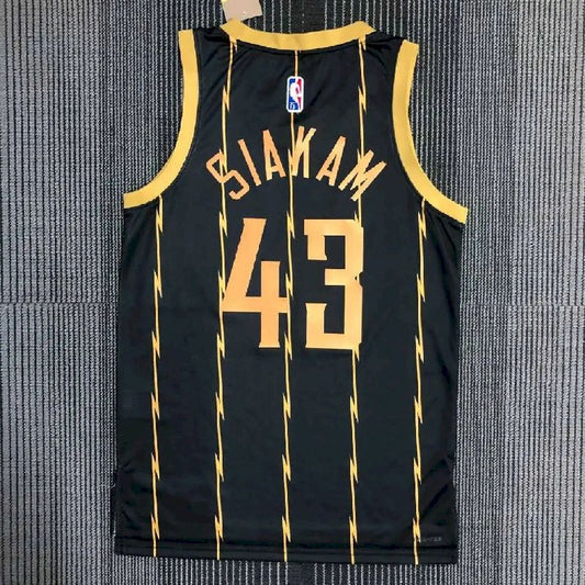 Camisa masculina Pascal Siakam Black Team – City Edition